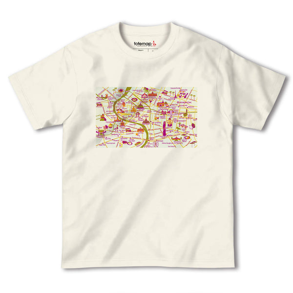 『バンコク（Bangkok）海外地図』半袖Tシャツ【送料無料】