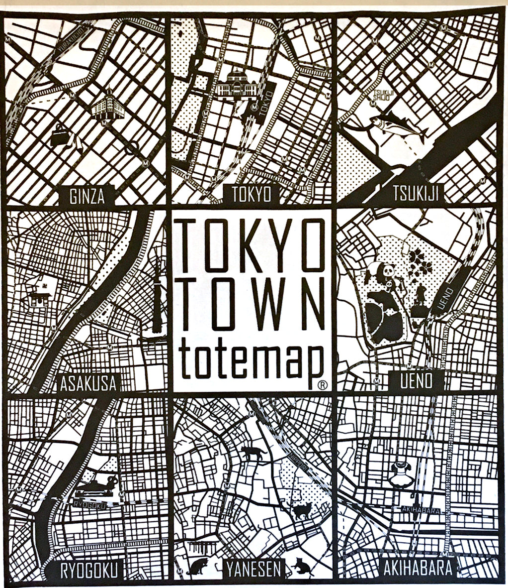 『Tokyo town』totemap【送料無料】（WHITE）